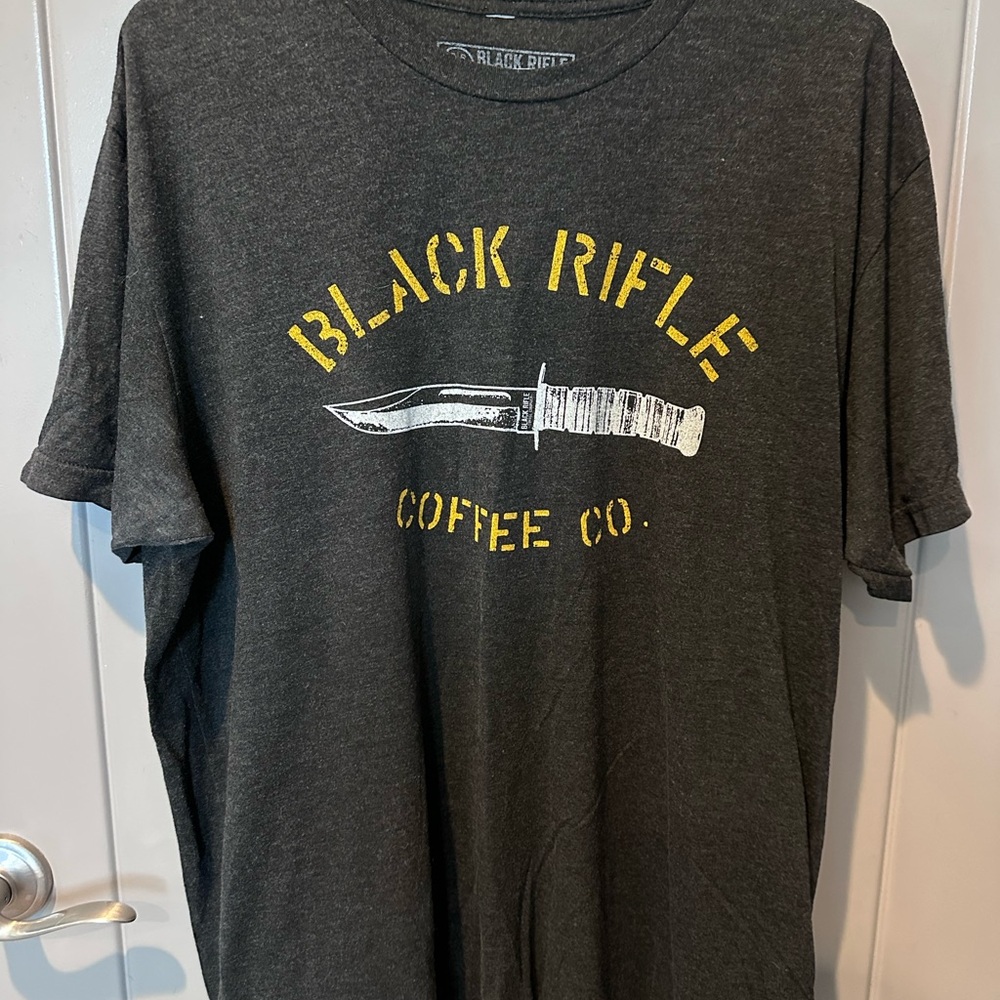 Men’s Gently worn Black Rifle t-shirt.